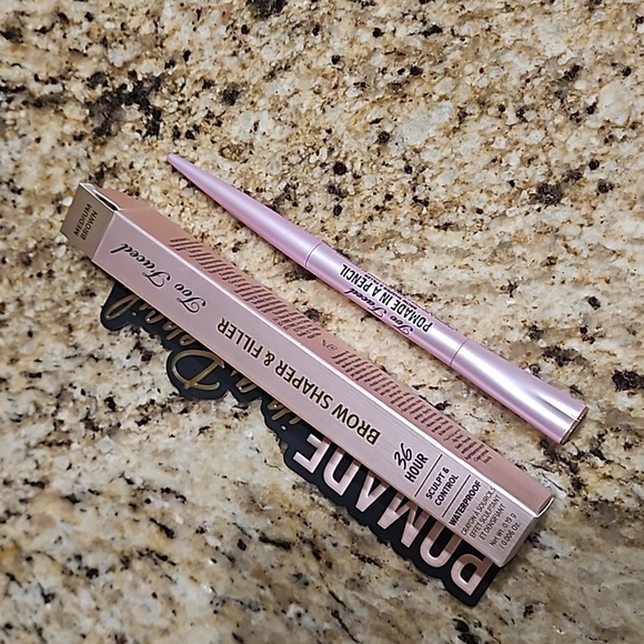 Too Faced Pomade In A Pencil Brow Shaper & Filler Medium Brown - Picture 5 of 5